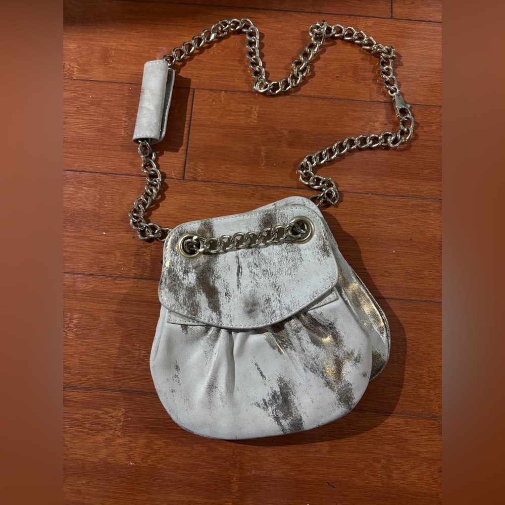 PATRIZIA PEPE RIRENZE LEATHER CLUTCH